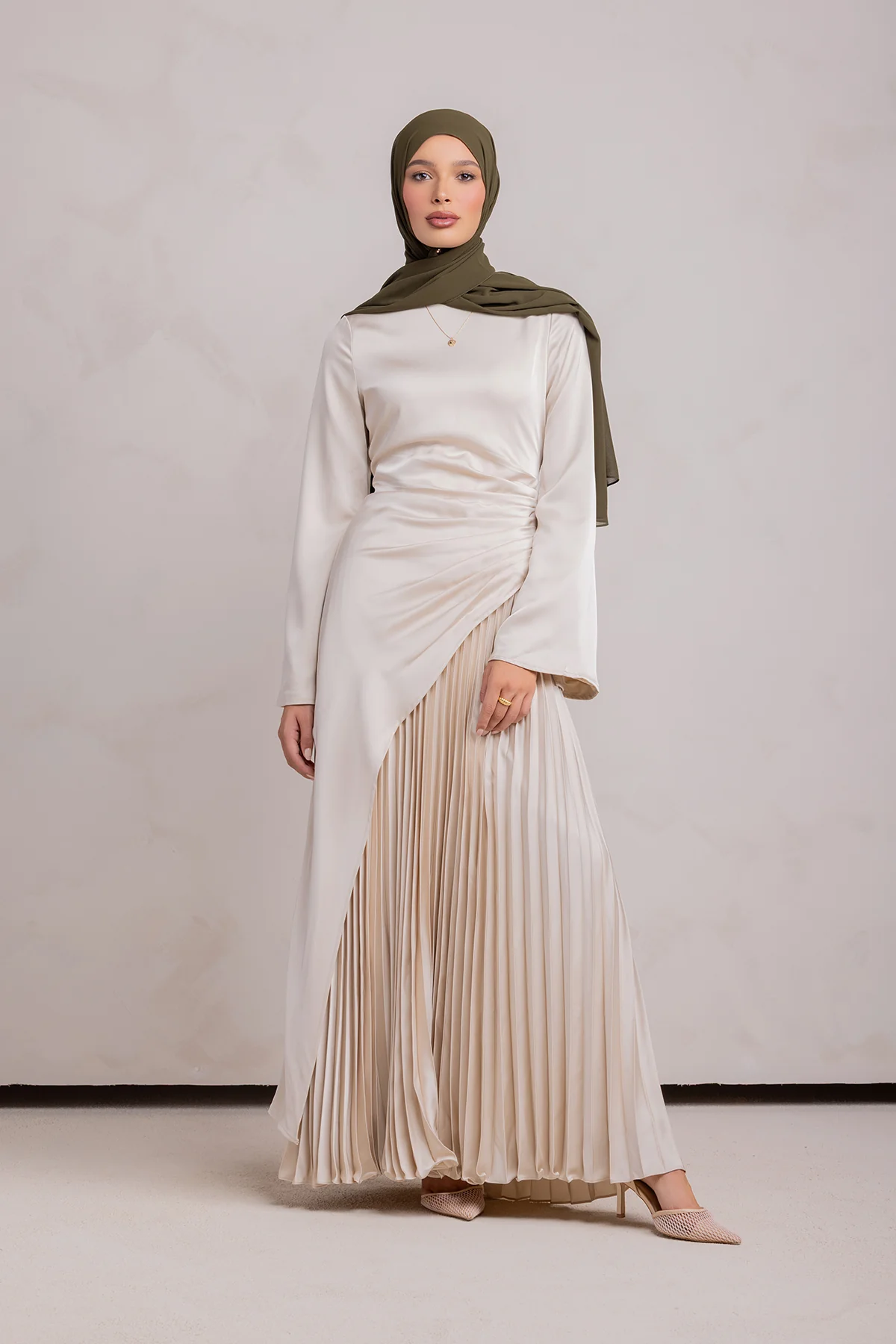 Ascia Asymmetrical Tunic & Skirt Set - Image 4