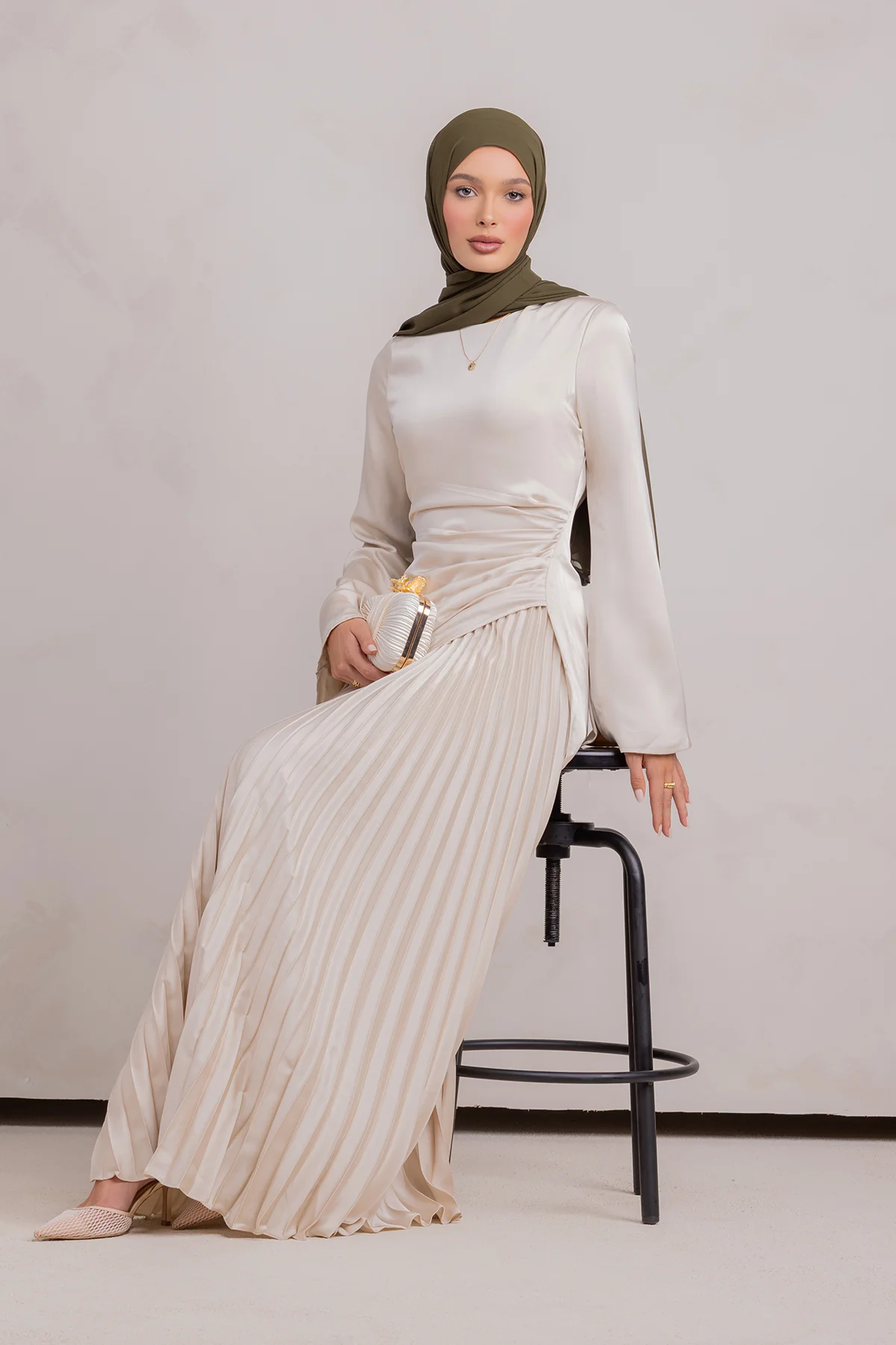 Ascia Asymmetrical Tunic & Skirt Set - Image 7