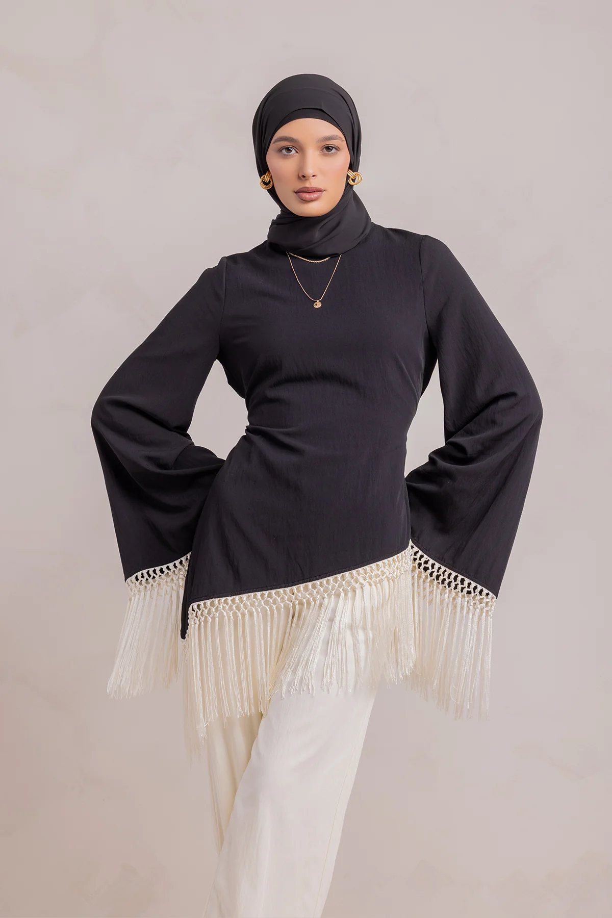 Batoul Pant - Cream - Image 10