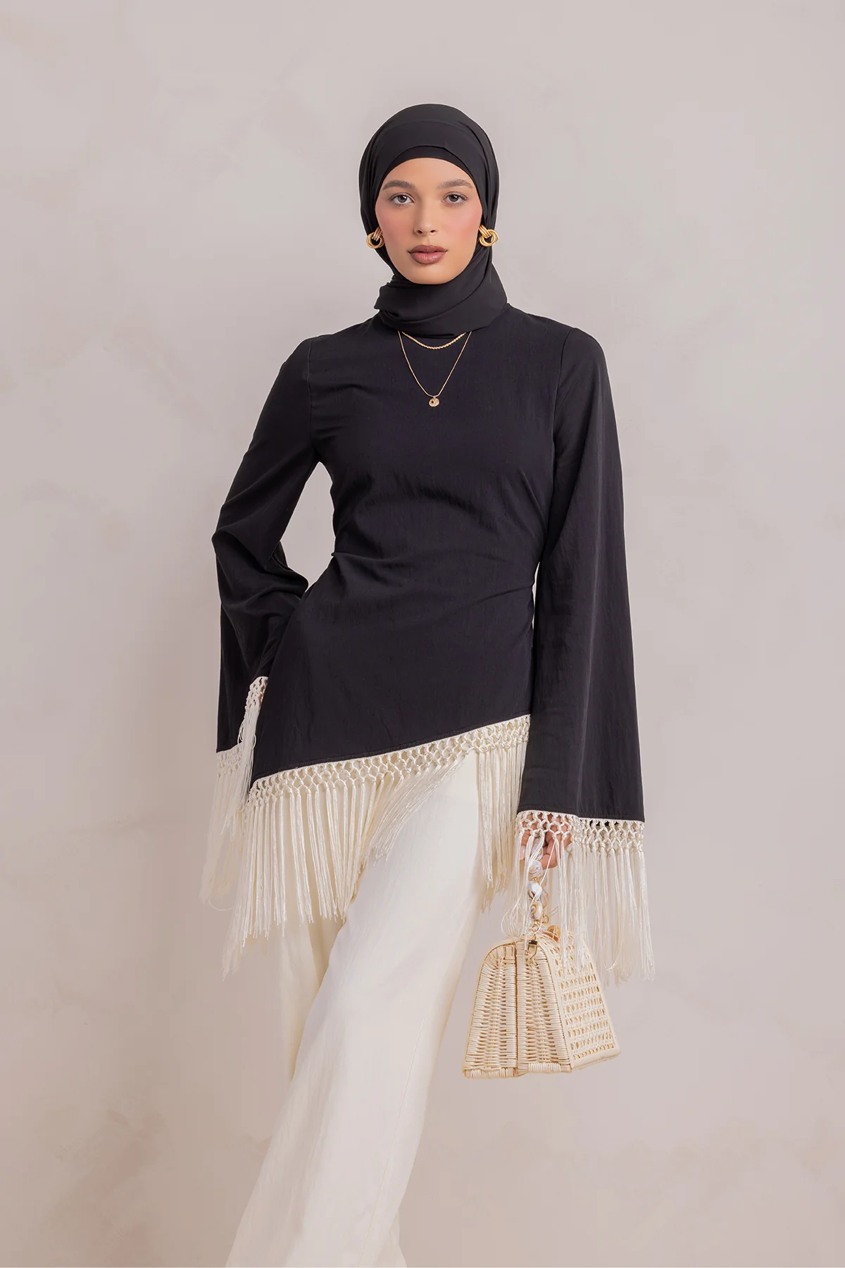 Batoul Pant - Cream - Image 7