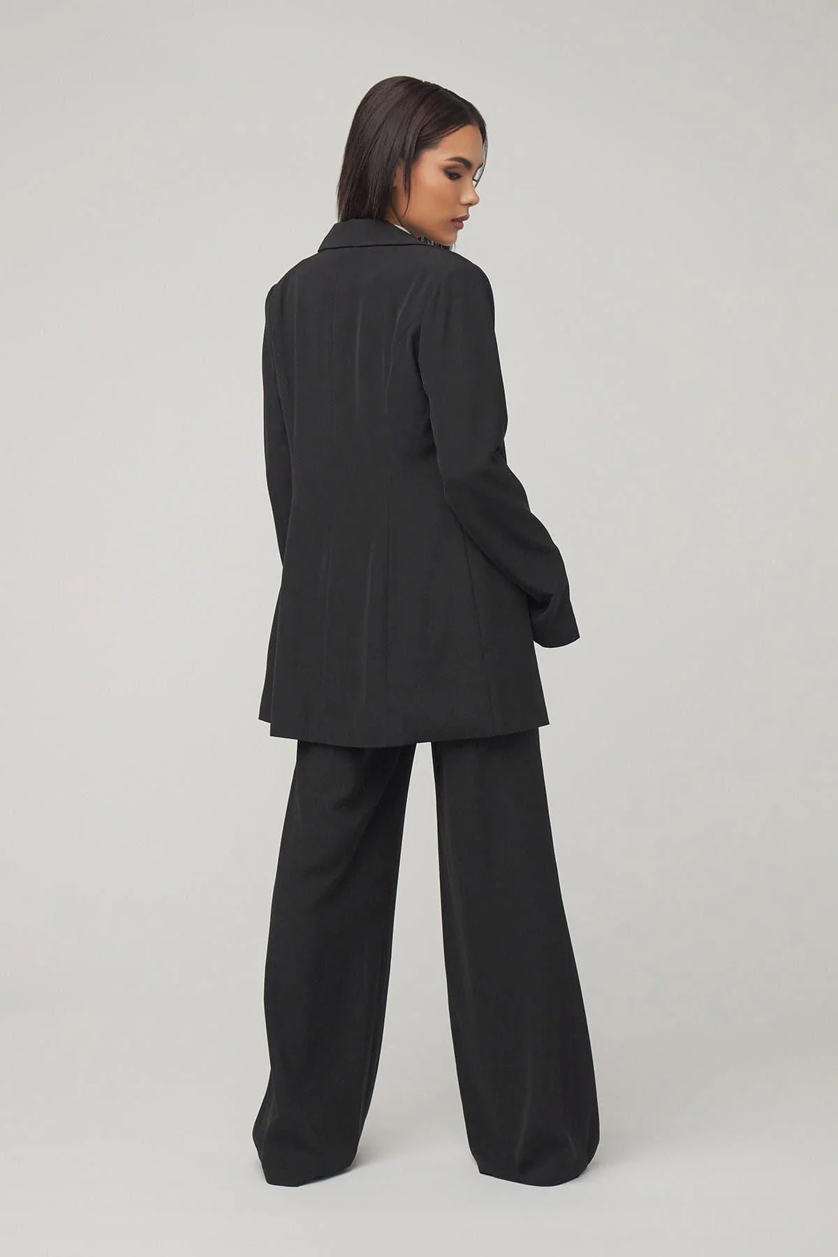Carolina Tie Waist Blazer - Black - Image 5