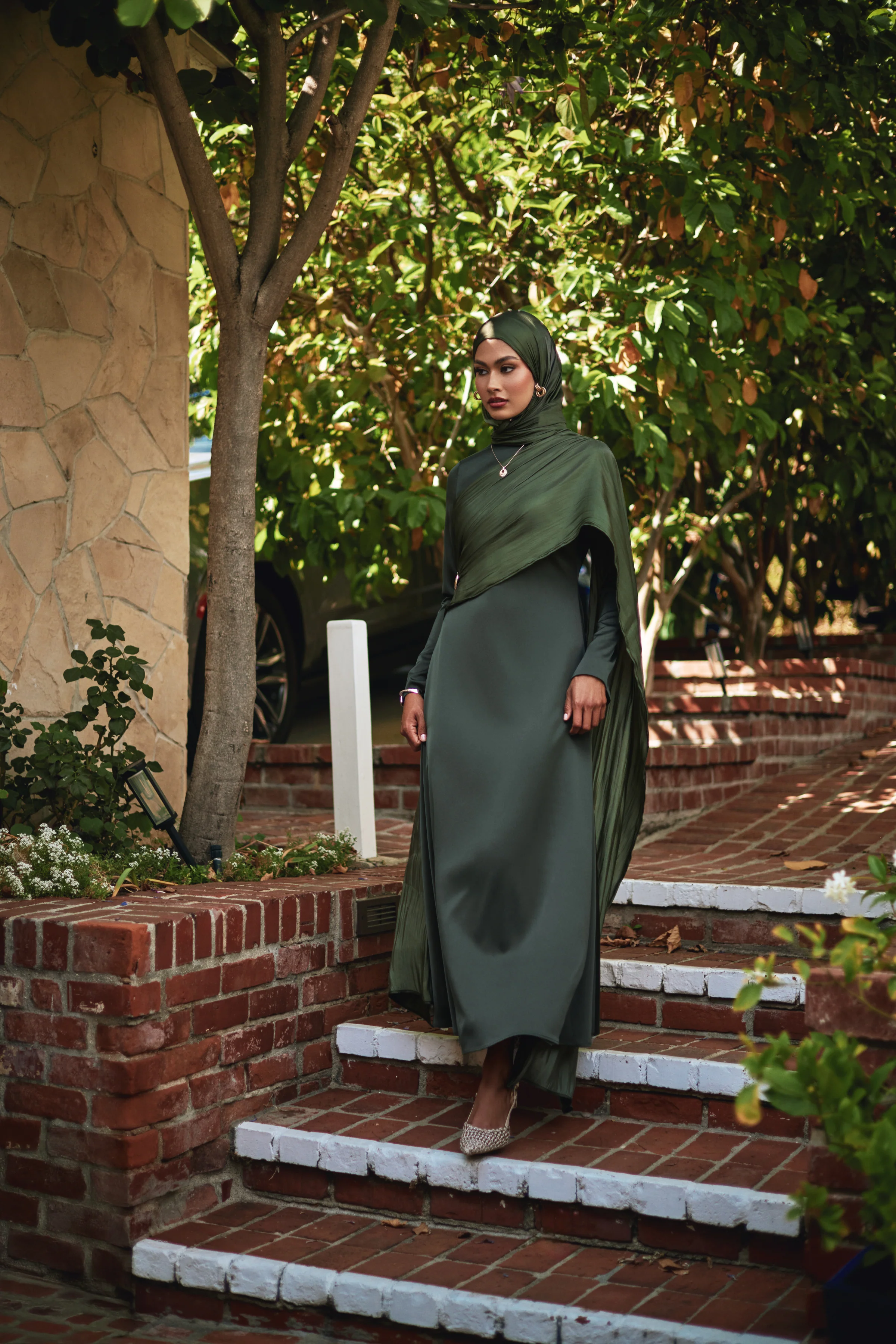 Leana Maxi Dress - Forest Muse - Image 3
