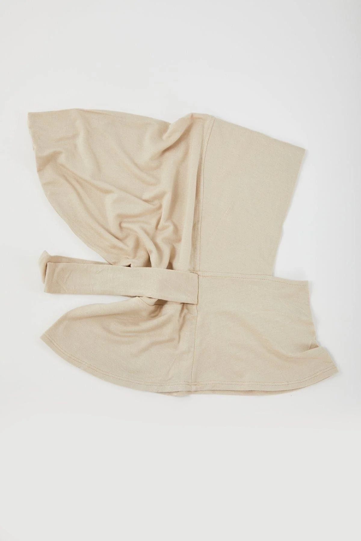 Mia Mini Neck Cover Hijab- Nude - Image 4
