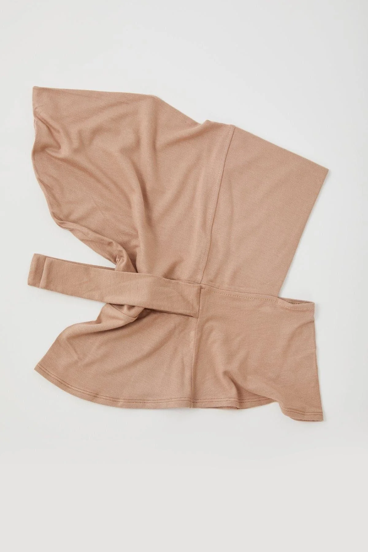Mia Mini Neck Cover Hijab- Taupe - Image 4