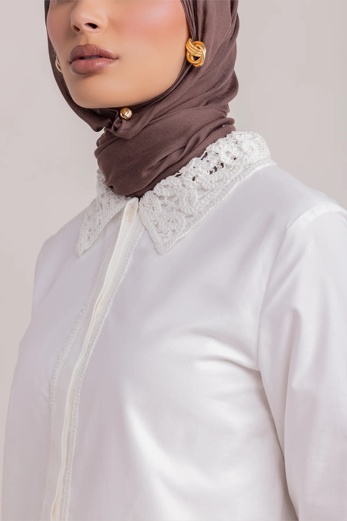 Zara Crochet Tunic - White - Image 5