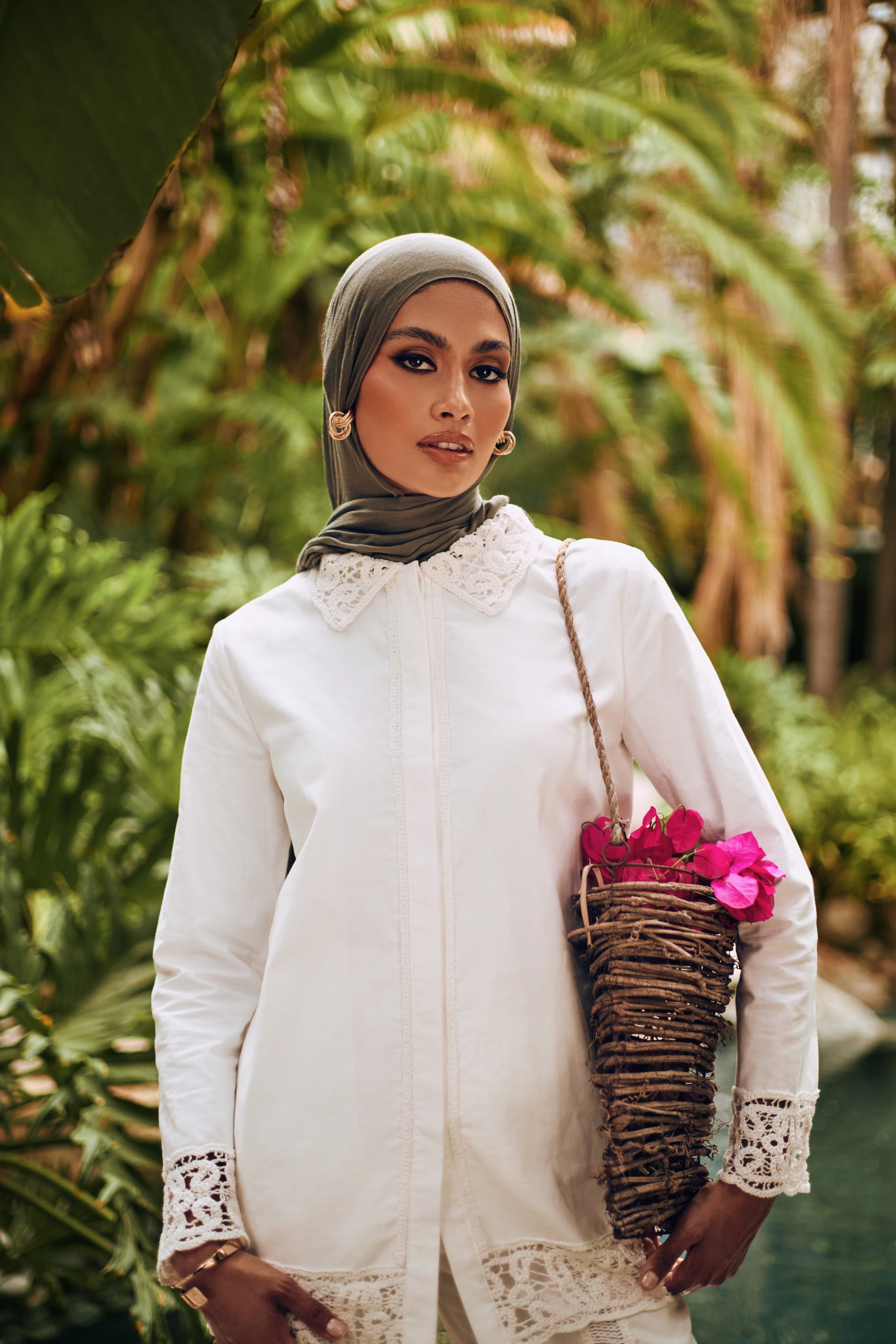 Zara Crochet Tunic - White - Image 7